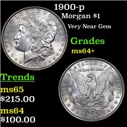 1900-p Morgan Dollar $1 Grades Choice+ Unc