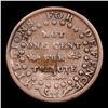 Image 3 : 1841 Not One Cent Hard Times Token 1c Grades vf details