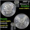 Image 1 : 1897-p Morgan Dollar $1 Grades Select Unc DMPL