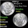 Image 1 : 1886-p Morgan Dollar $1 Grades Choice+ Unc