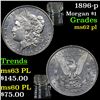 Image 1 : 1896-p Morgan Dollar $1 Grades Select Unc PL