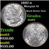 Image 1 : 1887-s Morgan Dollar $1 Grades Select Unc