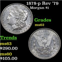 1878-p Rev '79 Morgan Dollar $1 Grades Select Unc