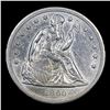 Image 2 : ***Auction Highlight*** 1860-o Seated Liberty Dollar $1 Graded Select Unc By USCG (fc)