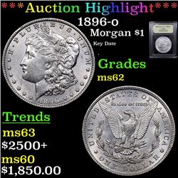 ***Auction Highlight*** 1896-o Morgan Dollar $1 Graded Select Unc By USCG (fc)