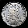 Image 2 : ***Auction Highlight*** 1857-p Mint Error Seated Liberty Half Dime 1/2 10c Graded Choice Unc By USCG