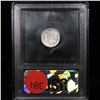 Image 5 : ***Auction Highlight*** 1857-p Mint Error Seated Liberty Half Dime 1/2 10c Graded Choice Unc By USCG