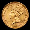 Image 2 : ***Auction Highlight*** 1887 Gold Dollar $1 Graded Select Unc+ PL By USCG (fc)