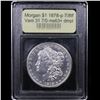 Image 4 : ***Auction Highlight*** 1878-p 7/8tf Vam 31 7/0 Morgan Dollar $1 Graded Select Unc+ DMPL By USCG (fc