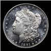 Image 2 : ***Auction Highlight*** 1891-s Morgan Dollar $1 Graded Choice Unc+ DMPL By USCG (fc)