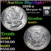 Image 1 : ***Auction Highlight*** 1898-s Morgan Dollar $1 Graded Select+ Unc By USCG (fc)