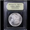 Image 4 : ***Auction Highlight*** 1881-s Morgan Dollar $1 Graded Choice Unc+ DMPL By USCG (fc)