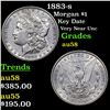 Image 1 : 1883-s Morgan Dollar $1 Grades Choice AU/BU Slider