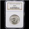 Image 2 : NGC 1954-s Wash/Car Old Commem Half Dollar 50c Graded  ms65 By NGC