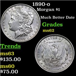 1890-o Morgan Dollar $1 Grades Select Unc