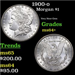 1900-o Morgan Dollar $1 Grades Choice+ Unc