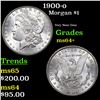 Image 1 : 1900-o Morgan Dollar $1 Grades Choice+ Unc