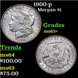 1900-p Morgan Dollar $1 Grades Select+ Unc