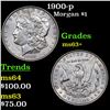 Image 1 : 1900-p Morgan Dollar $1 Grades Select+ Unc