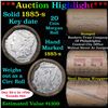 Image 1 : ***Auction Highlight*** Full solid Key date 1885-s Morgan silver dollar roll, 20 coins