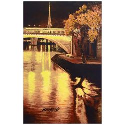 Howard Behrens (1933-2014), "Twilight on the Seine, I" Limited Edition Hand Embellished Giclee on Ca