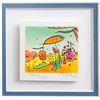 Image 2 : Peter Max- Original Lithograph "Sage, Sailboat And Vase Series I (Mini Series)"