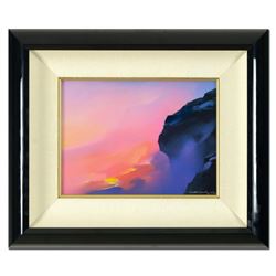 Thomas Leung, "Touch of Pele" Framed Hand Embellished Limited Edition on Canvas Board, Numbered 6/30
