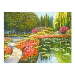 Howard Behrens (1933-2014), "The Colors Of Giverny " Limited Edition on Canvas, Numbered and Signed 