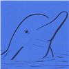 Image 2 : Wyland, "Dolphin" Framed Original Sketch, Hand Signed with Certificate of Authenticity.