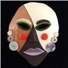 Image 2 : "Every Woman VI" Original Hand-Made Ceramic Mask Sculpture by George Marlowe, with Certificate of Au