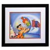 Image 1 : Hanna-Barbera- Sericel "Fred Tossing Pebbles"