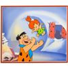 Image 2 : Hanna-Barbera- Sericel "Fred Tossing Pebbles"