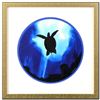 Image 1 : Wyland -Turtle (Blue) Framed Original Watercolor Painting, Hand Signed with Certificate!
