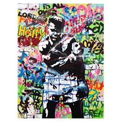 Nastya Rovenskaya- Mixed Media "Muhammad Ali"