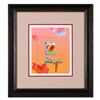 Image 1 : Peter Max, "Heart" Framed One-Of-A-Kind Acrylic Mixed Media, Hand Signed with Certificate of Authent