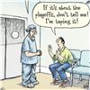 Image 2 : Bizarro! "Hospital Playoffs" is a Framed Limited Edition Hand Signed by creator Dan Piraro; Numbered
