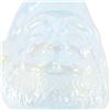 Image 2 : Glass Eye Studios, "Ornament (Santa White)" Hand Blown Glass Sculpture (Second).