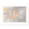 Image 1 : Guillaume Azoulay, "Lever De Soleil" Limited Edition Serigraph with Hand Laid Silver Leaf, Numbered 