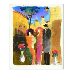 Moshe Leider, Original Watercolor Painting, Hand Signed with Certificate of Authenticity.
