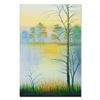Image 1 : Richard Leung, "Morning on the Lake" Hand Embellished Limited Edition on Canvas, Numbered 25/50 and 
