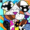 Image 2 : Romero Britto "Andy" Hand Signed Limited Edition Giclee on Canvas; Authenticated