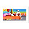 Image 1 : Mark Kostabi, "Beyond Forever" Limited Edition Serigraph, Numbered and Hand Signed with Certificate 