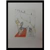 Image 1 : Salvador Dali- Hand Colored Original Etching "The Sacred Love of Gala"