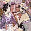 Image 2 : Isaac Maimon, "Lounge Cafe" Original Acrylic Painting, Hand Signed with Certificate of Authenticity.