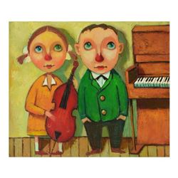 Mikheil Mikaberidze, Original Oil Painting on Canvas, Hand Signed with Certificate of Authenticity.