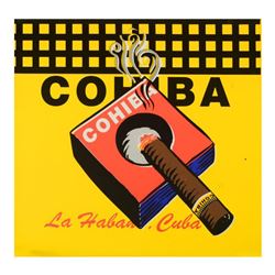 Steve Kaufman (1960-2010), "Cohiba" Limited Edition Silkscreen on Canvas from an HC Edition, Hand Si