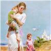 Image 2 : Pino (1939-2010), "Heavenly Breeze" Artist Embellished Limited Edition on Canvas (30" x 40"), HC Num