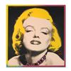 Image 1 : Ringo, "Marilyn Seduction" One-of-a-Kind Hand-Pulled Silkscreen and Mixed Media Painting on Canvas, 