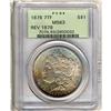 Image 3 : Lot 3 - 1878 Morgan Dollar. 7 TF, reverse of 1878 PCGS MS63
