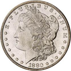 Lot 20 - 1880 Morgan Dollar PCGS MS66 M.J.O.